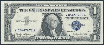 USA. 1 dolar 1957 B – SILVER CERTIFICATE – UNC