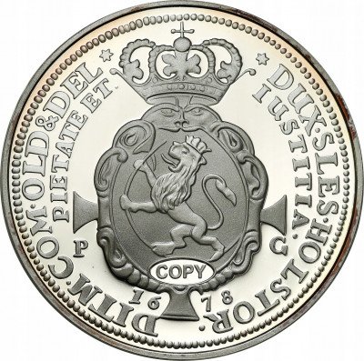 Replika monety Dania Speciedaler 1678 SREBRO