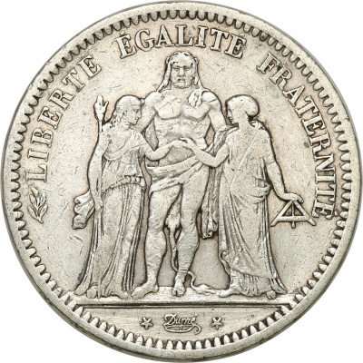 Francja 5 franków 1848 A st.3