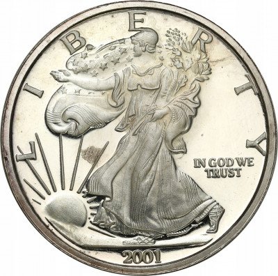 USA New Millenium 2001 SREBRO - uncja st.L