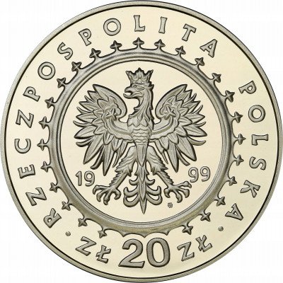 20 złotych 1999 Pałac Potockich - Radzyń Podlaski
