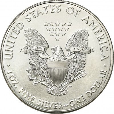 USA 1 dolar 2017 Liberty (SREBRO - uncja) st.1
