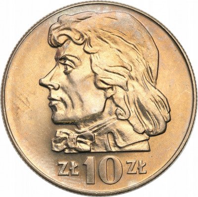 PRL. 10 złotych 1970 Kościuszko - PIĘKNY