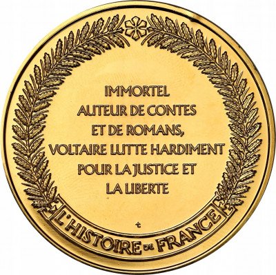 Francja medal Voltaire - SREBRO