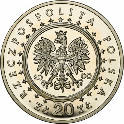 III RP 20 złotych 2000 Pałac w Wilanowie