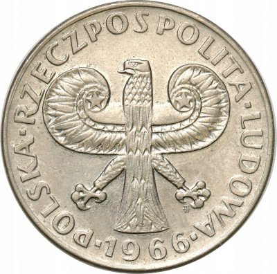 PRL 10 złotych 1966 mała kolumna
