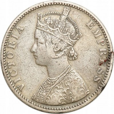 Indie 1 Rupia 1886 B Victoria st.3+