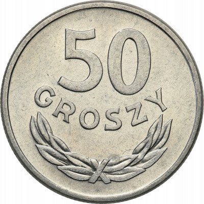 PRL. 50 groszy 1957 Al - PIĘKNY