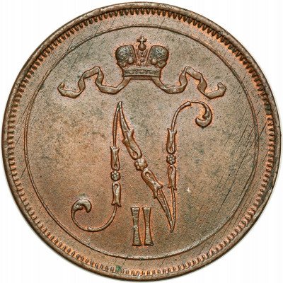 Rosja/Finlandia Mikołaj II 10 pennia 1915 Helsinki