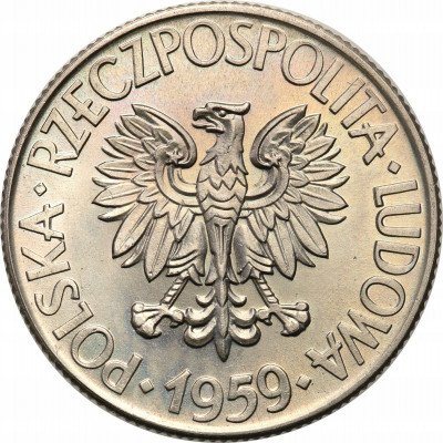 PRL. 10 złotych 1959 Kościuszko - PIĘKNY