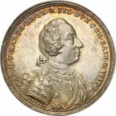 Niemcy medal 1741 Karl Frierdrich Wilhelm