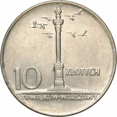PRL 10 złotych 1966 mała kolumna