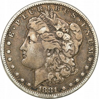 USA 1 dolar 1881 ''O'' New Orleans Morgan st.3