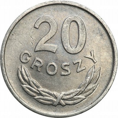 PRL. 20 groszy 1965 Al. - PIĘKNY