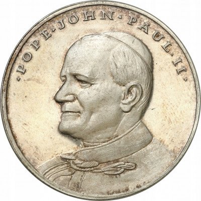 Polska medal Jan Paweł II czyste SREBRO