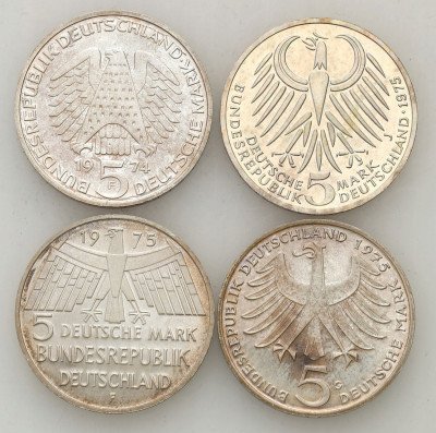 Niemcy RFN 5 Mark 1974-75 - 4 sztuki st.1