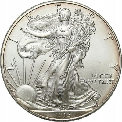 USA 1 dolar 2015 Liberty (uncja srebra)