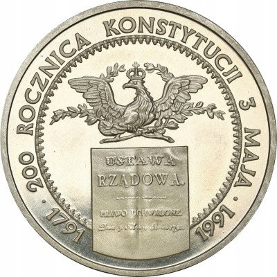 200 000 zł 1991 Konstytucja st.L