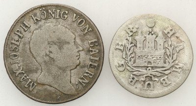Niemcy monety SREBRO - 2 sztuki - st.3