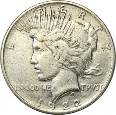 USA dolar 1922 ''D'' Denver Liberty st.3+