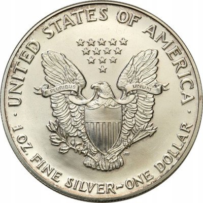 USA dolar 1992 Liberty SREBRO uncja