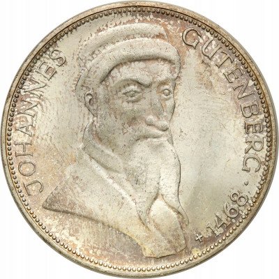 Niemcy 5 marek 1968 G Karlsruhe Johannes Gutenberg