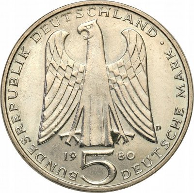 Niemcy 5 Marek 1980 D - Walther von der Vogelweide