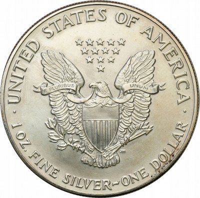 USA dolar 1991 Liberty SREBRO uncja