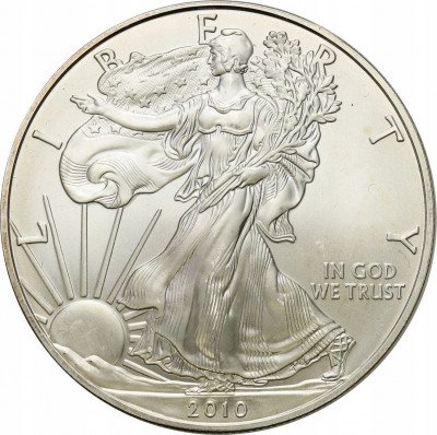 USA dolar 2010 Liberty SREBRO - uncja