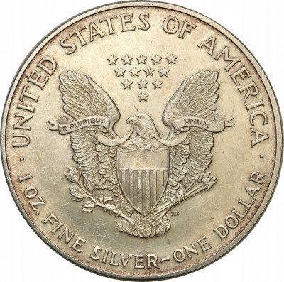 USA dolar 2001 Liberty SREBRO uncja