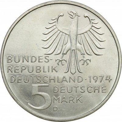 Niemcy RFN 5 marek 1974 D Immanuel Kant