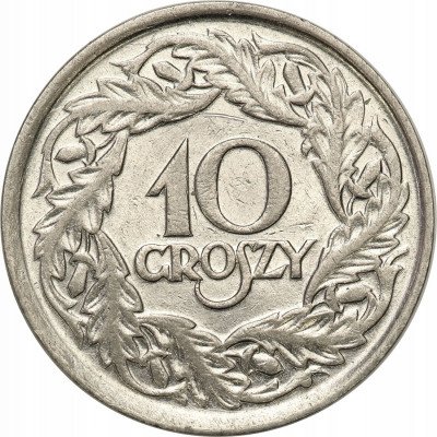 II RP 10 groszy 1923 Nikiel