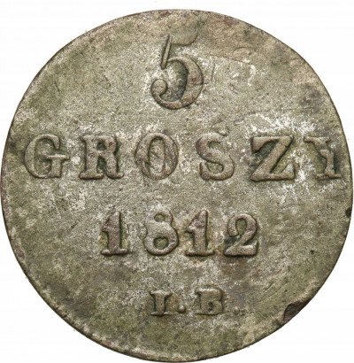 5 groszy 1812 IB Księstwo Warszawskie