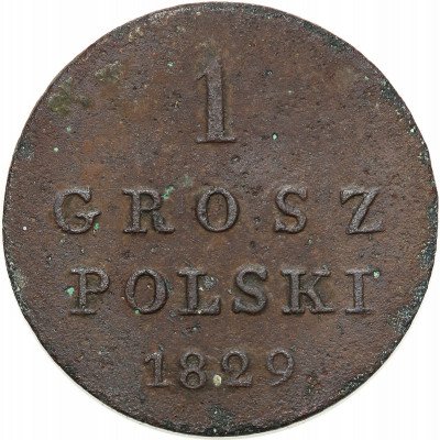 Polska XIX w. /Rosja. 1 grosz 1829 FH, Warszawa