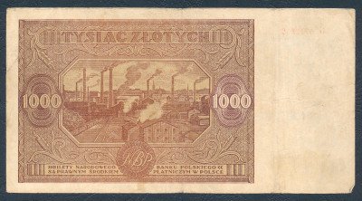 1.000 złotych 1946 seria U