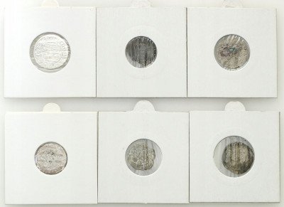 Zygmunt III Waza, Szeląg, półtorak, zestaw 6 monet