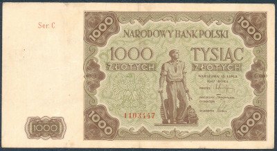 1.000 złotych 1947 seria C