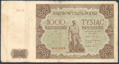 1.000 złotych 1947 seria A