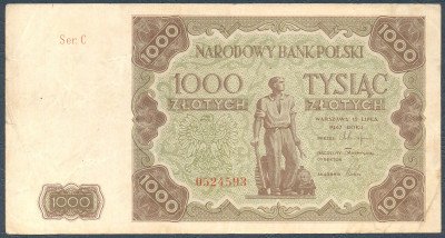 1.000 złotych 1947 seria C