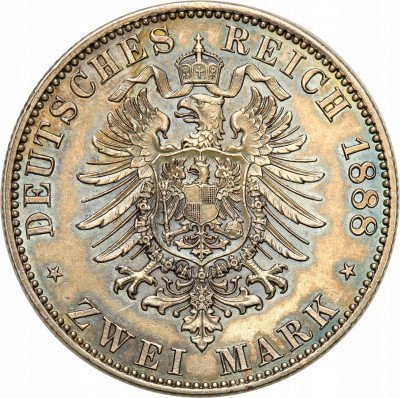 Niemcy Prusy 2 Marki 1888 A Friedrich III