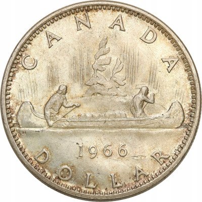 Kanada 1 dolar 1966 SREBRO