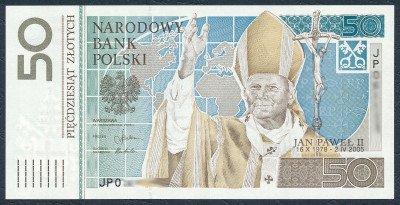 Banknot 50 złotych 2006 Jan Paweł II
