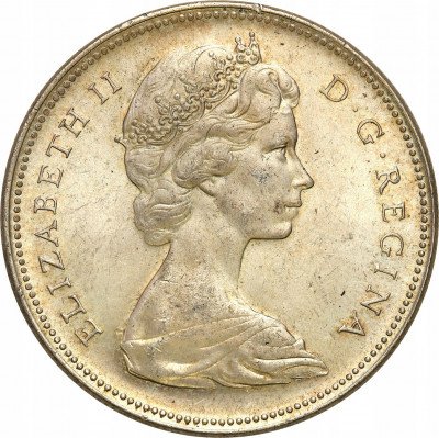 Kanada 1 dolar 1966 SREBRO