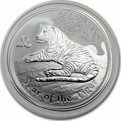 Australia 1 dolar 2010 Rok Tygrysa SREBRO uncja
