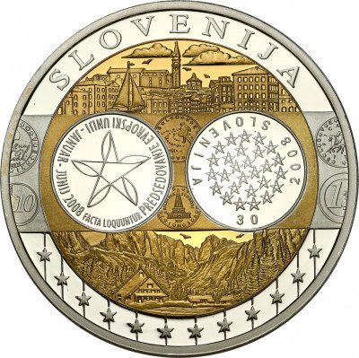 Medal - waluta Euro - SREBRO - Słowenia