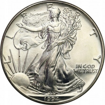 USA dolar 1994 Liberty SREBRO uncja