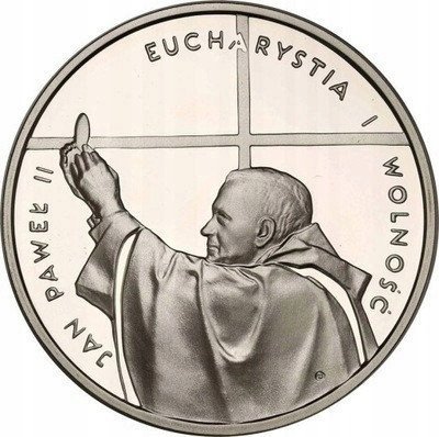 III RP. 10 zł 1997 Jan Paweł II Eucharystia
