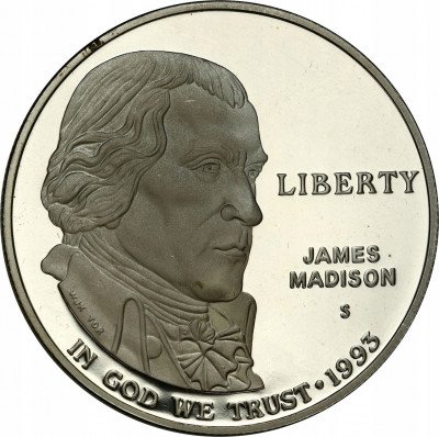 USA 1 dolar 1993 S James Madison