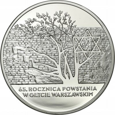 20 złotych 2008 Powstanie w Getcie W-wskim