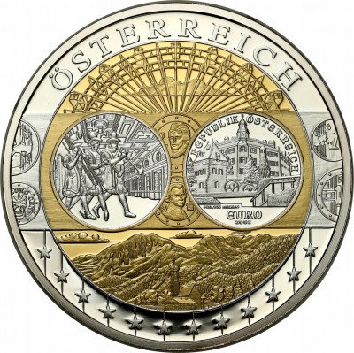 Medal - waluta Euro - SREBRO - Austria